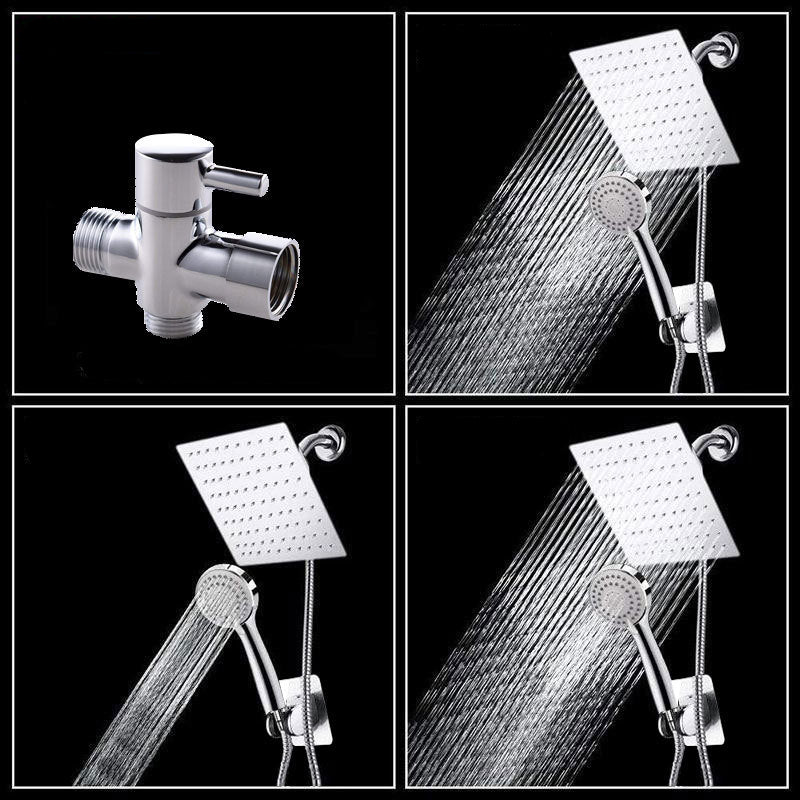 Avtoit | Modern Pull-Down Dual Showerhead Square High Arch Showerhead Combination