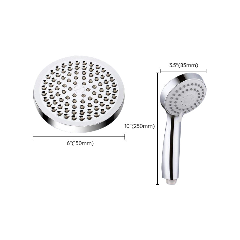 Avtoit | Modern Dual Shower Head Square High Arc Shower Head Combination in Silver