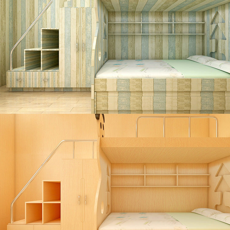 Avtoit | Modern Pearl Wainscoting PVC Wood Grain Wall Access Panel Peel and Stick Wall Tile