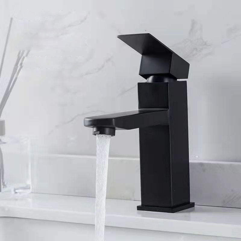Avtoit | Basic Centered Sink Faucet Monochrome Faucet Sink Bathroom Faucet