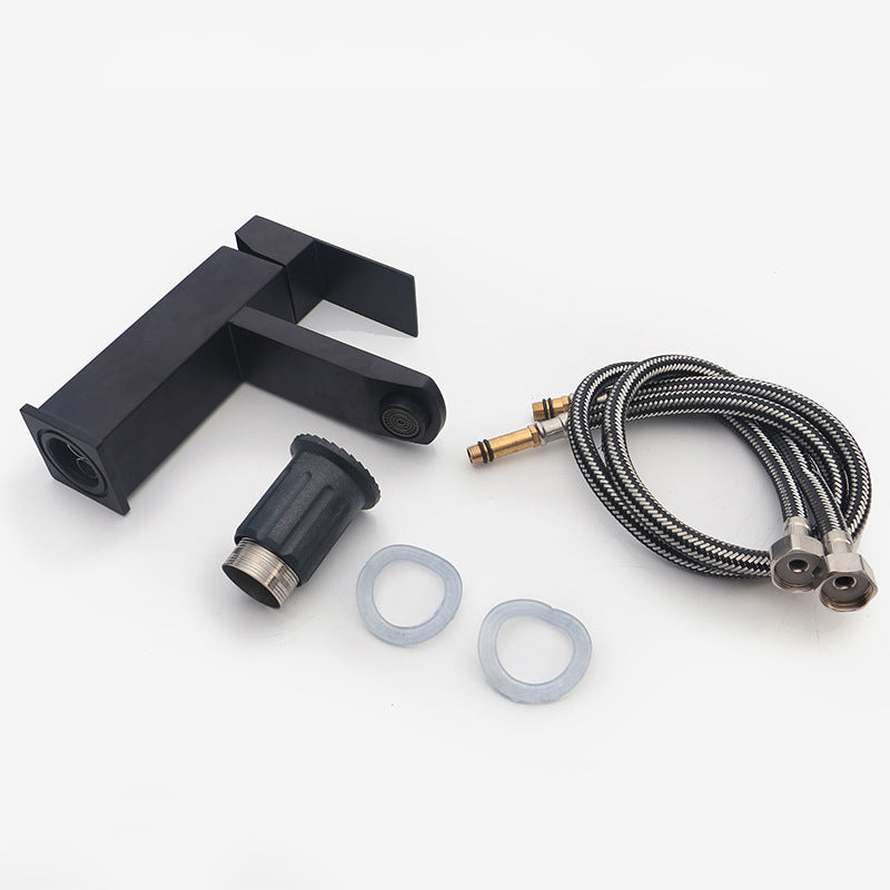 Avtoit | Basic Centered Sink Faucet Monochrome Faucet Sink Bathroom Faucet