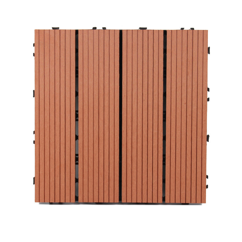 Avtoit | Wooden Floor Tile Solid Color Click Lock Non-Slip Outdoor Terrace