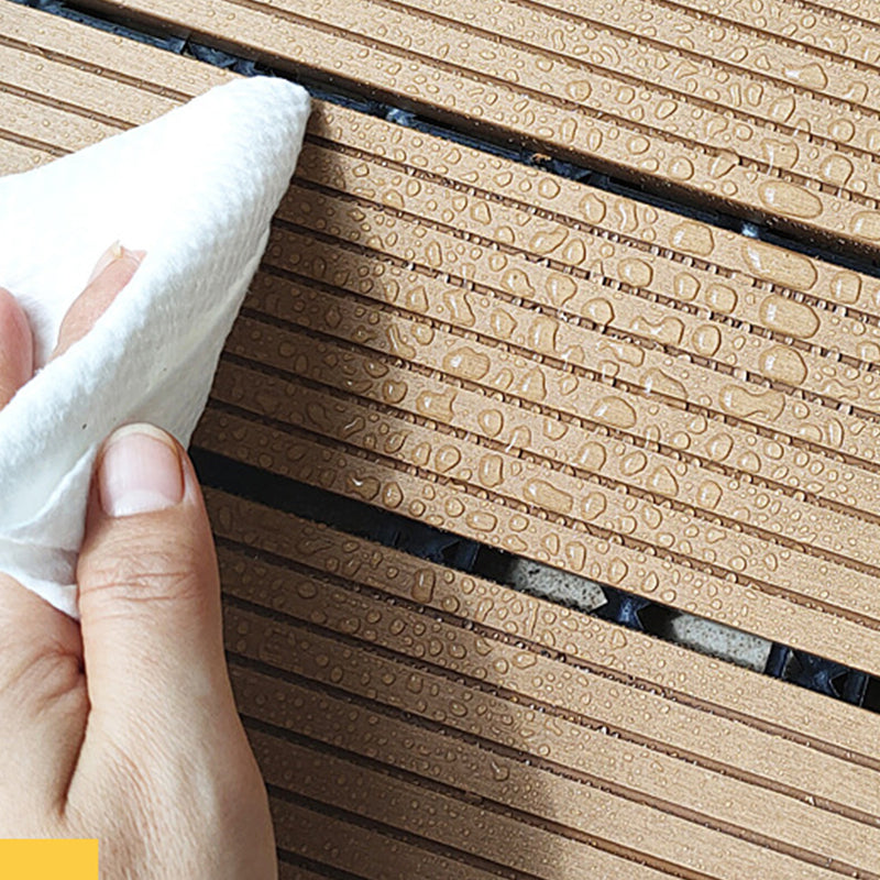 Avtoit | Wooden Floor Tile Solid Color Click Lock Non-Slip Outdoor Terrace