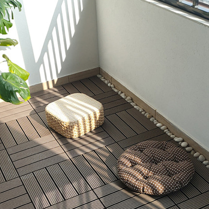 Avtoit | Wooden Floor Tile Solid Color Click Lock Non-Slip Outdoor Terrace