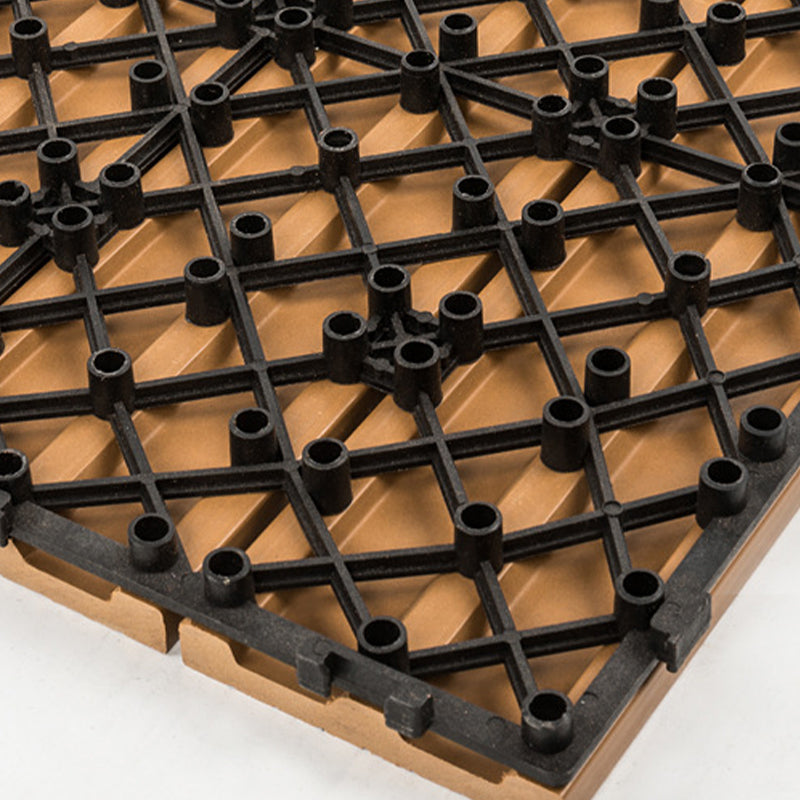 Avtoit | Wooden Floor Tile Solid Color Click Lock Non-Slip Outdoor Terrace