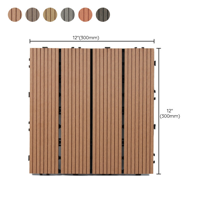 Avtoit | Classic interlocking deck boards Solid color patio tiles