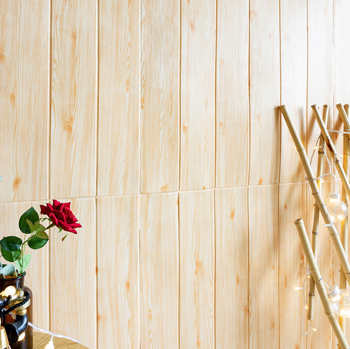 Avtoit | Modern Tin Back Panel Smooth Thickened Wall Ceiling Wood Grain Design
