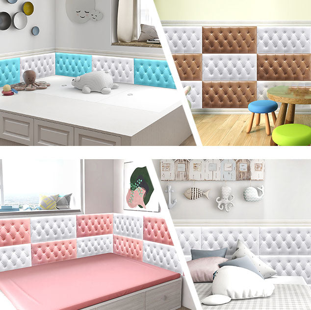 Avtoit | Modern Tin Backsplash Cover Smooth Wall Ceiling Cushion Plate Set of 1