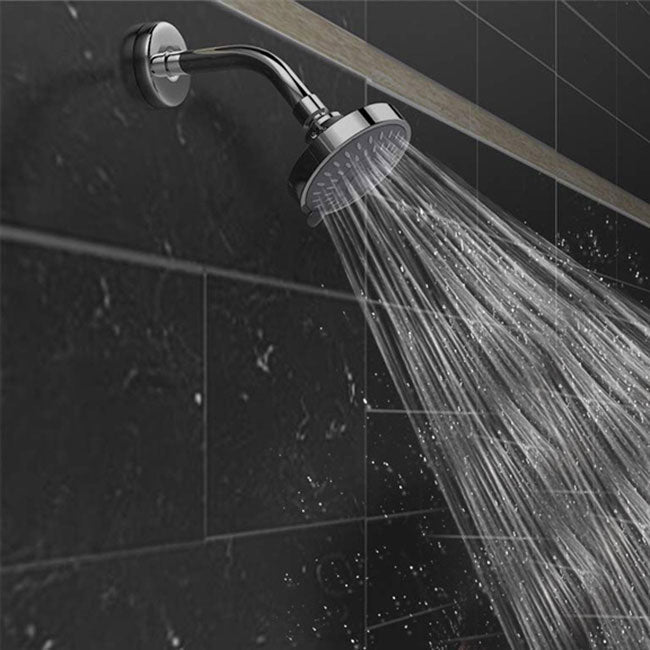 Avtoit | Modern Standard 5 Settings Shower Head Round Metal Adjustable Spray Pattern Shower Head