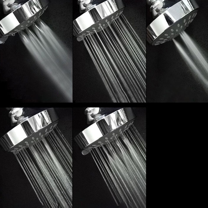 Avtoit | Modern Standard 5 Settings Shower Head Round Metal Adjustable Spray Pattern Shower Head