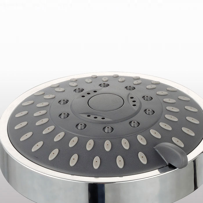 Avtoit | Modern Standard 5 Settings Shower Head Round Metal Adjustable Spray Pattern Shower Head