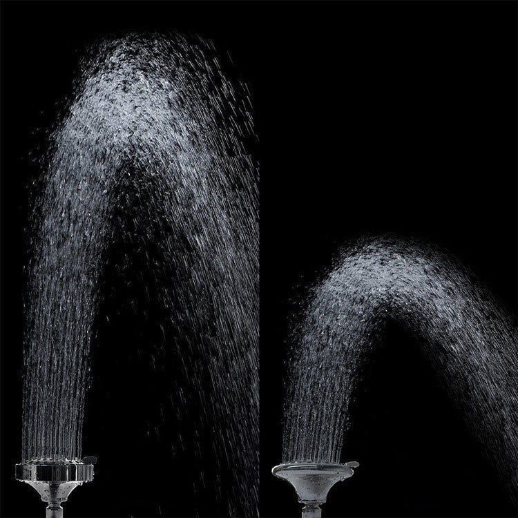 Avtoit | Modern Standard 5 Settings Shower Head Round Metal Adjustable Spray Pattern Shower Head