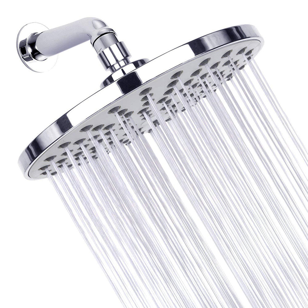 Avtoit | Contemporary Fest Shower Head Round Shower Head Combo in Silver