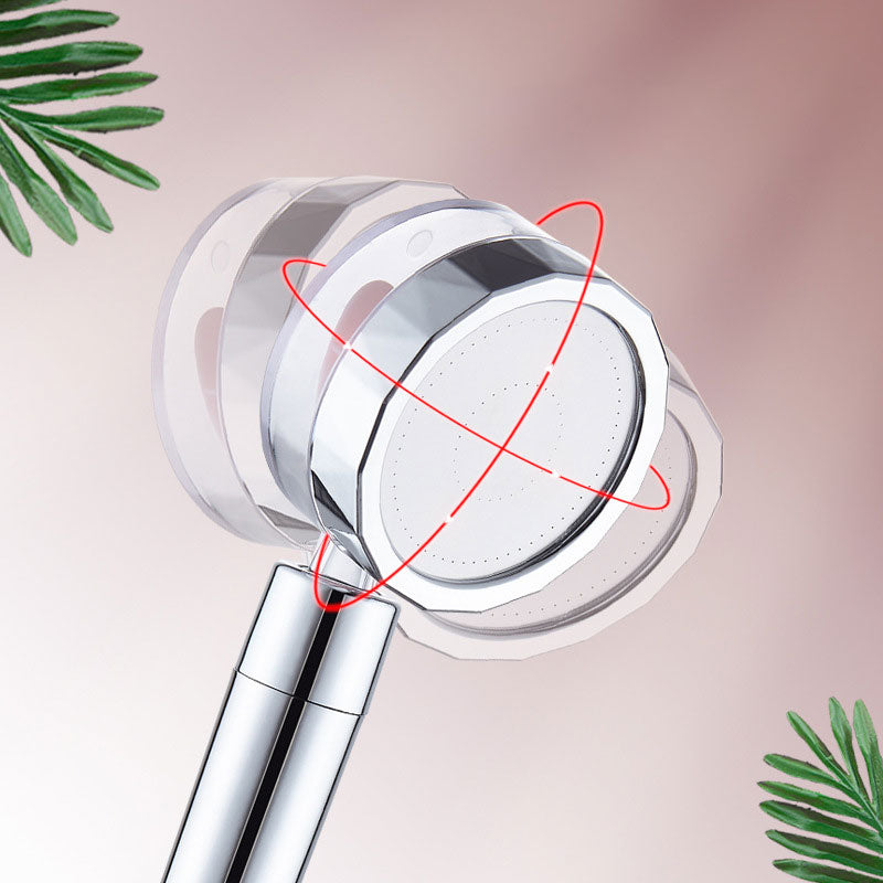 Avtoit | Contemporary Shower Head Combination Handheld Shower Plastic Wall Mounted Silver Shower Head