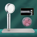 Avtoit | Contemporary Shower Head Combination Handheld Shower Plastic Wall Mounted Silver Shower Head
