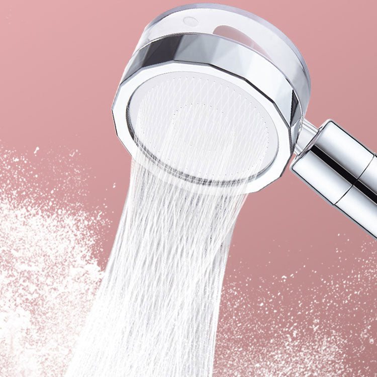 Avtoit | Contemporary Shower Head Combination Handheld Shower Plastic Wall Mounted Silver Shower Head