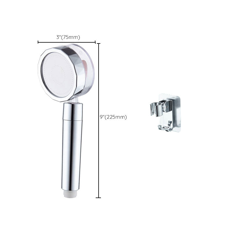 Avtoit | Contemporary Shower Head Combination Handheld Shower Plastic Wall Mounted Silver Shower Head