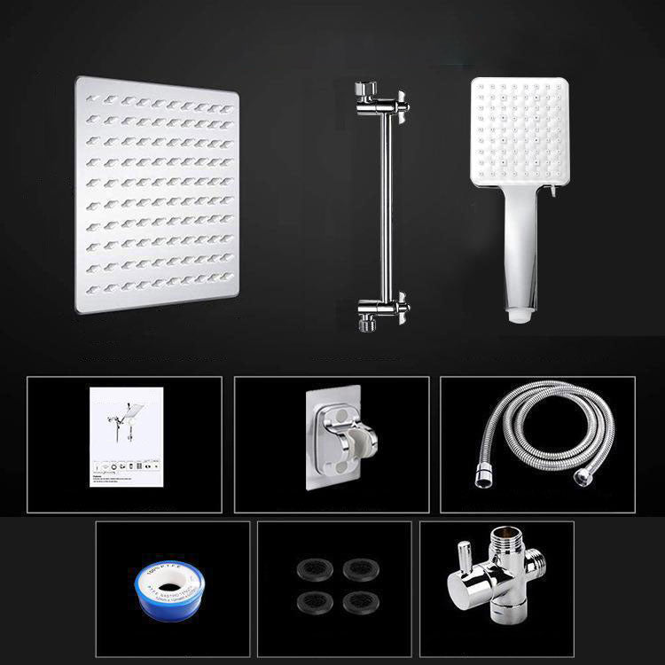 Avtoit | Contemporary Shower Head Combination Polished Stainless Steel Wall-Mounted Shower Head