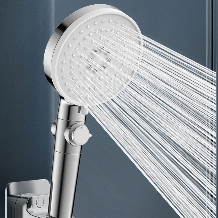 Avtoit | Contemporary Hand Shower Round Shower Head Combo in Silver