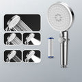 Avtoit | Contemporary Hand Shower Round Shower Head Combo in Silver