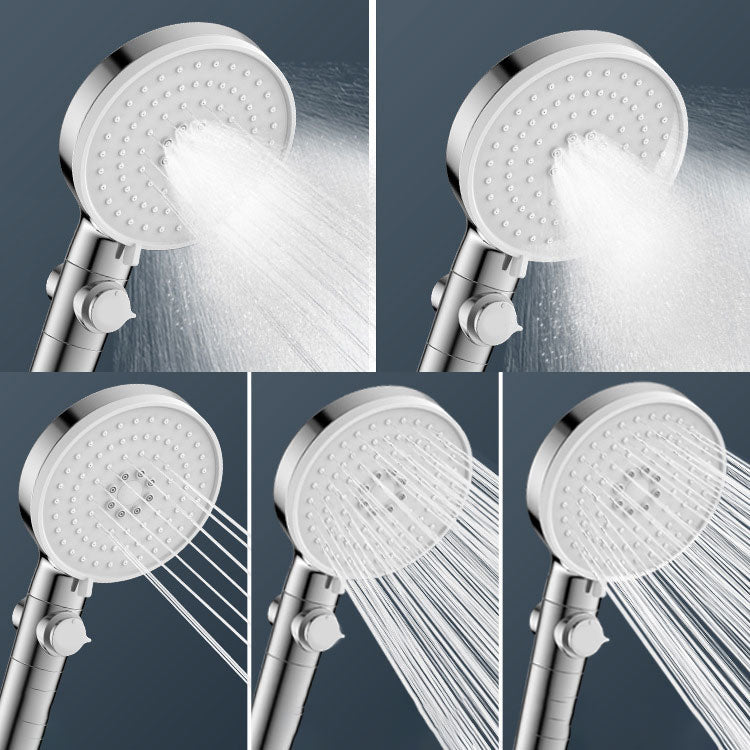 Avtoit | Contemporary Hand Shower Round Shower Head Combo in Silver
