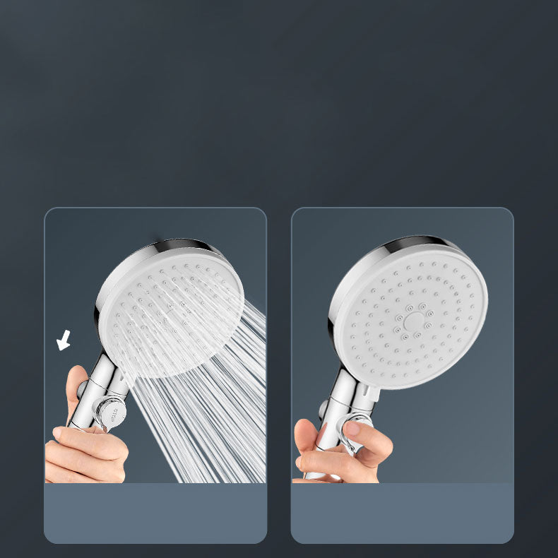 Avtoit | Contemporary Hand Shower Round Shower Head Combo in Silver