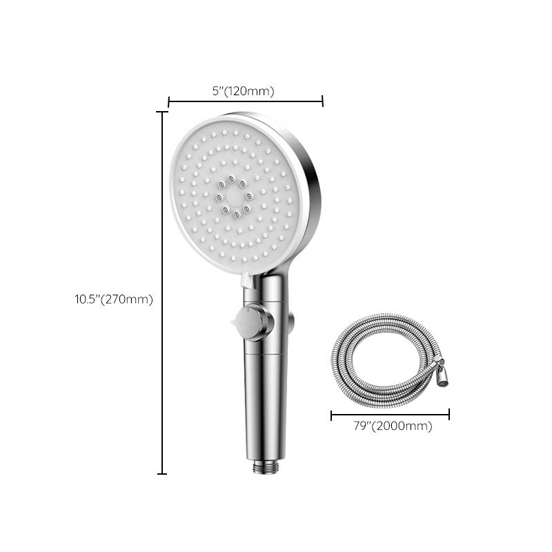 Avtoit | Contemporary Hand Shower Round Shower Head Combo in Silver