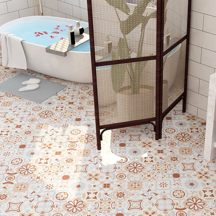 Avtoit | Modern Vinyl Flooring Planks Porcelain Tile Look Self-Adhesive Vinyl Floors