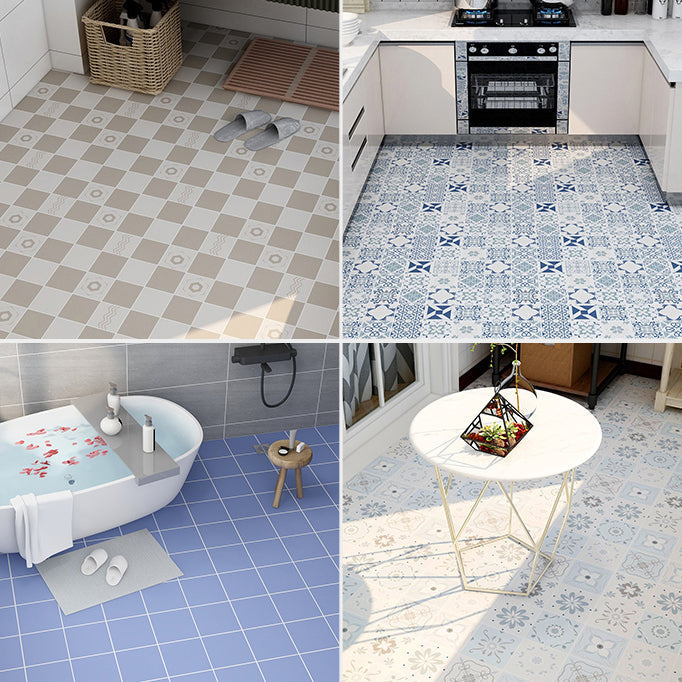 Avtoit | Modern Vinyl Flooring Planks Porcelain Tile Look Self-Adhesive Vinyl Floors