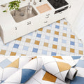 Avtoit | Modern PVC Floor Geometric Pattern Peel and Stick Vinyl Plank Floor