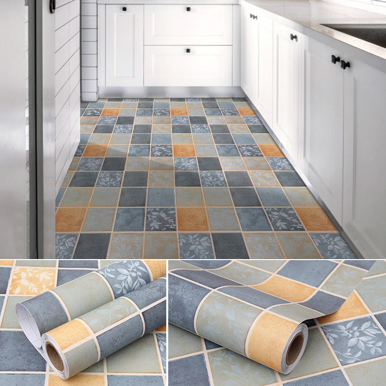 Avtoit | Modern PVC Floor Geometric Pattern Peel and Stick Vinyl Plank Floor