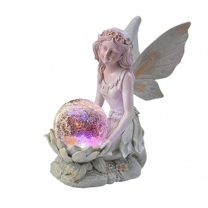 Avtoit | Home garden solar energy decoration Fairy Statue