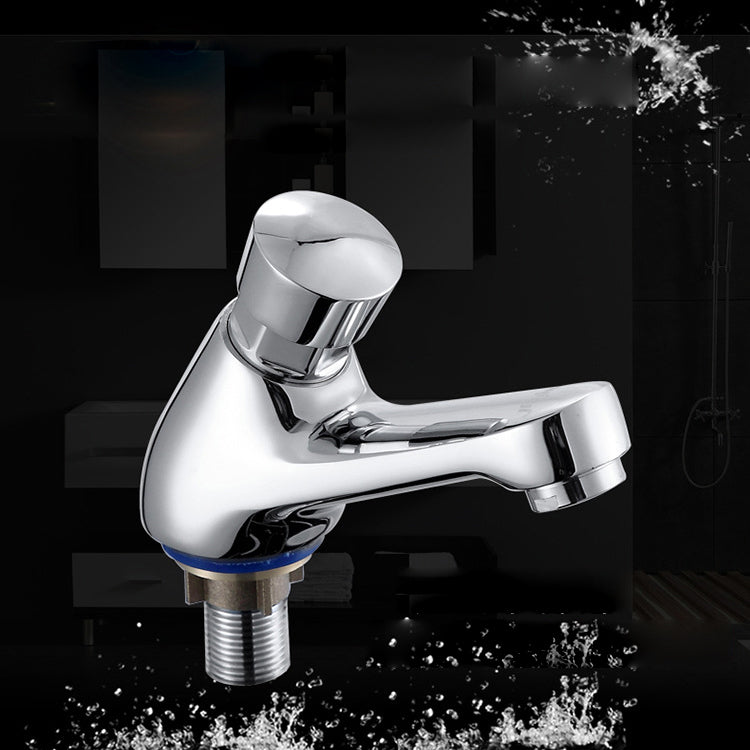Avtoit | Modern sink faucet with brass knob handle, low arc, washbasin faucet