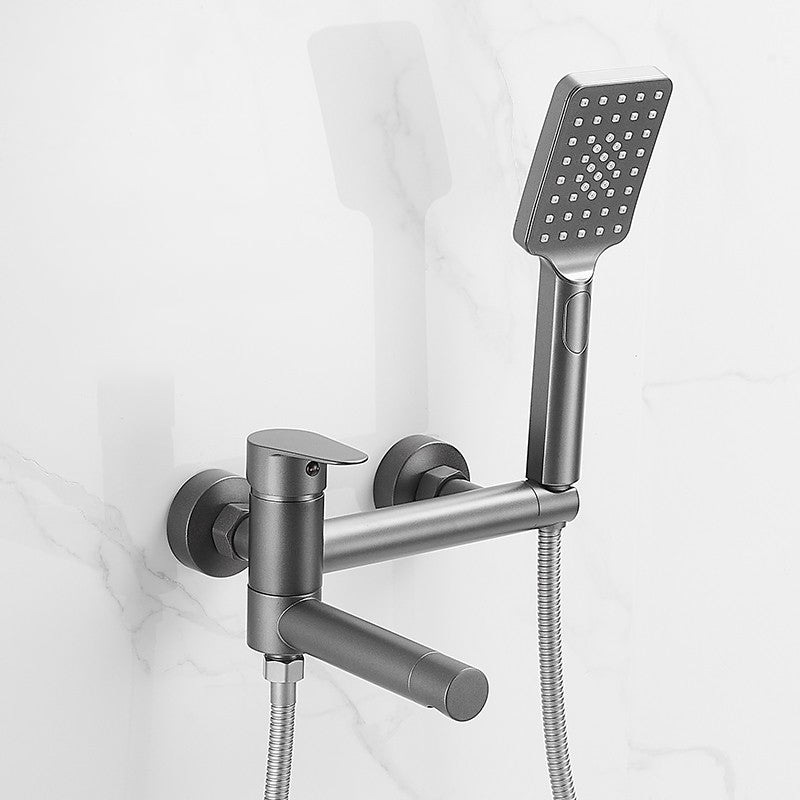 Avtoit | Wall-mounted metal bathtub faucet low arch single lever bathtub faucet trim
