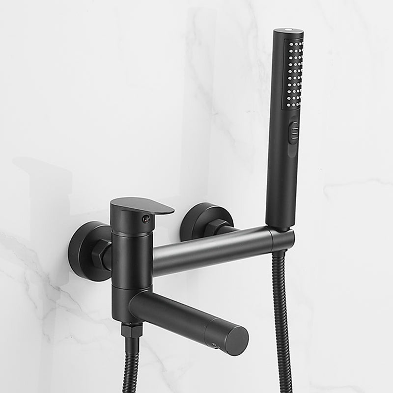 Avtoit | Wall-mounted metal bathtub faucet low arch single lever bathtub faucet trim