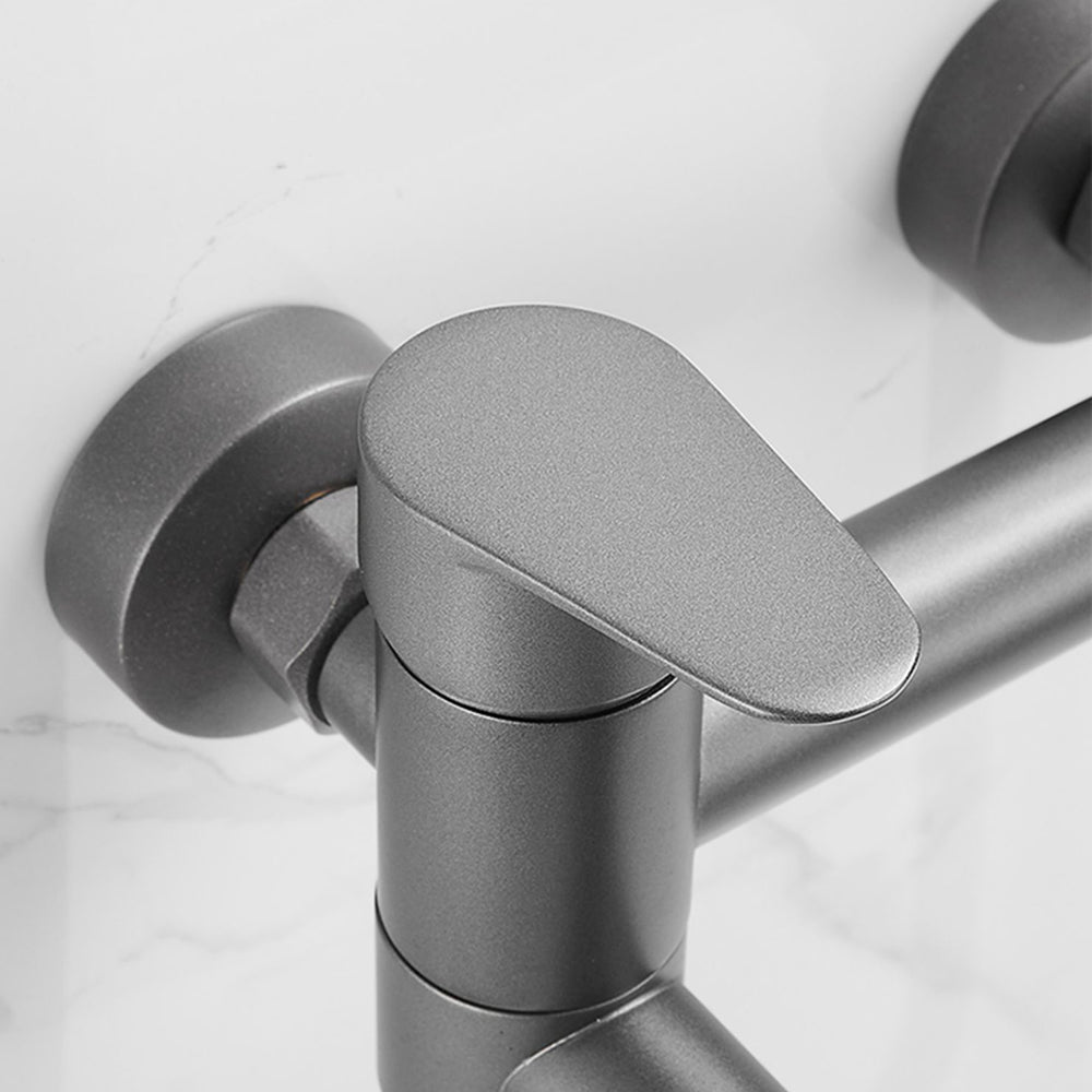 Avtoit | Wall-mounted metal bathtub faucet low arch single lever bathtub faucet trim