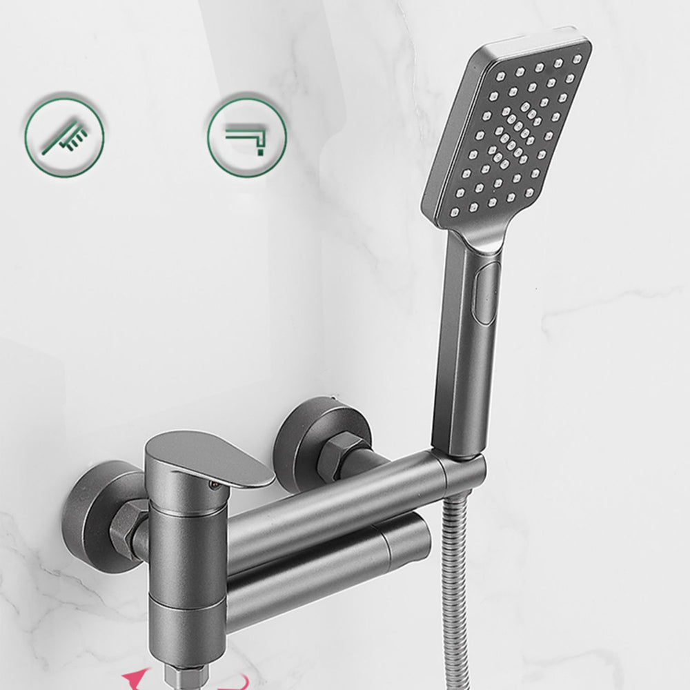 Avtoit | Wall-mounted metal bathtub faucet low arch single lever bathtub faucet trim