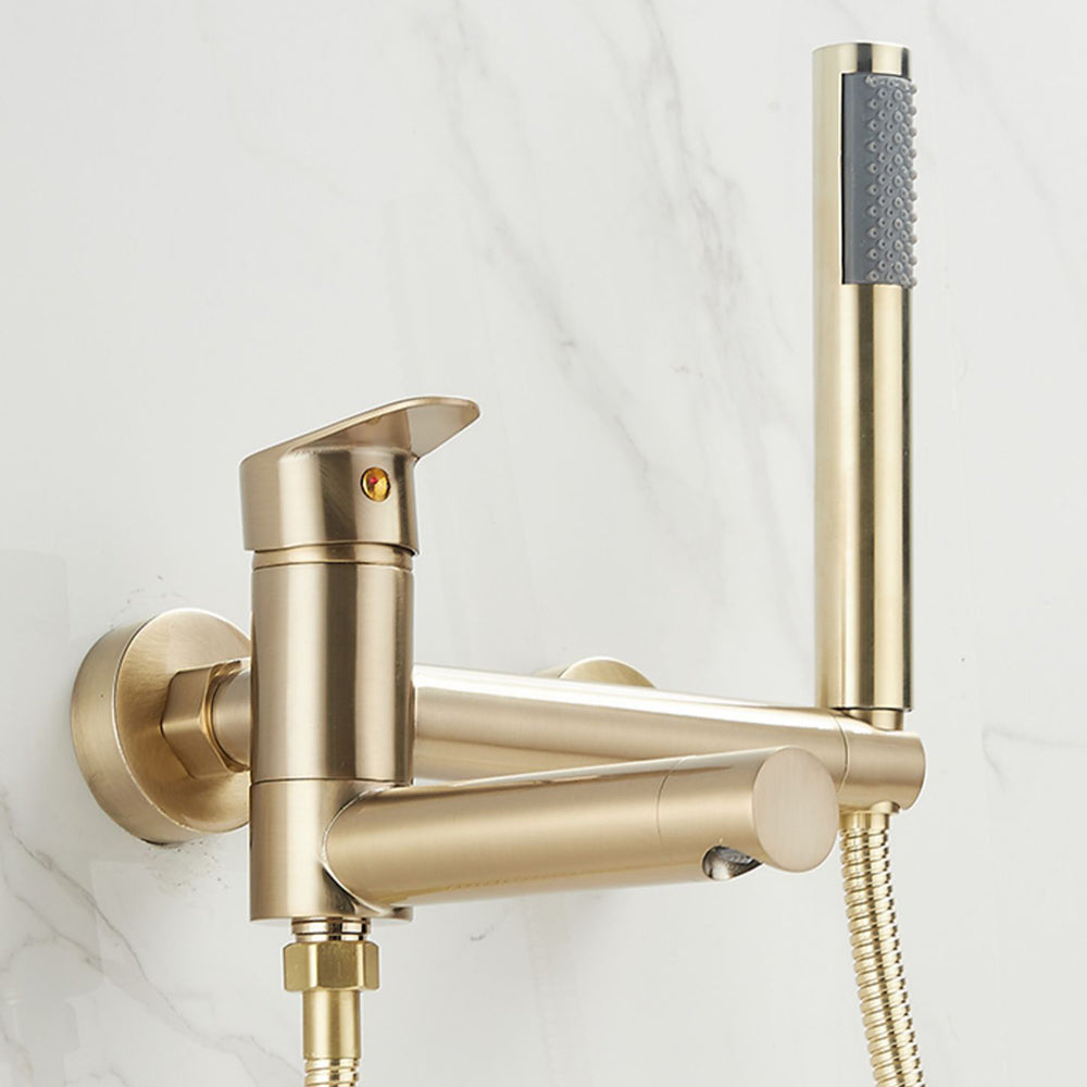 Avtoit | Wall-mounted metal bathtub faucet low arch single lever bathtub faucet trim