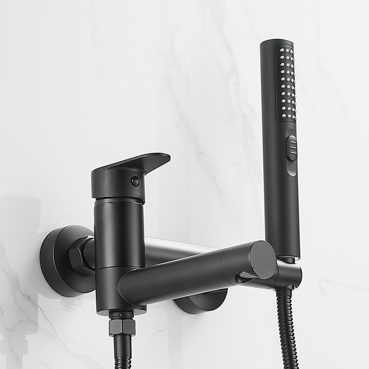 Avtoit | Wall-mounted metal bathtub faucet low arch single lever bathtub faucet trim