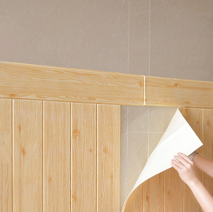 Avtoit | Polygon Peel and Stick Back Wall Tile PVC Wood Peel and Stick Tile