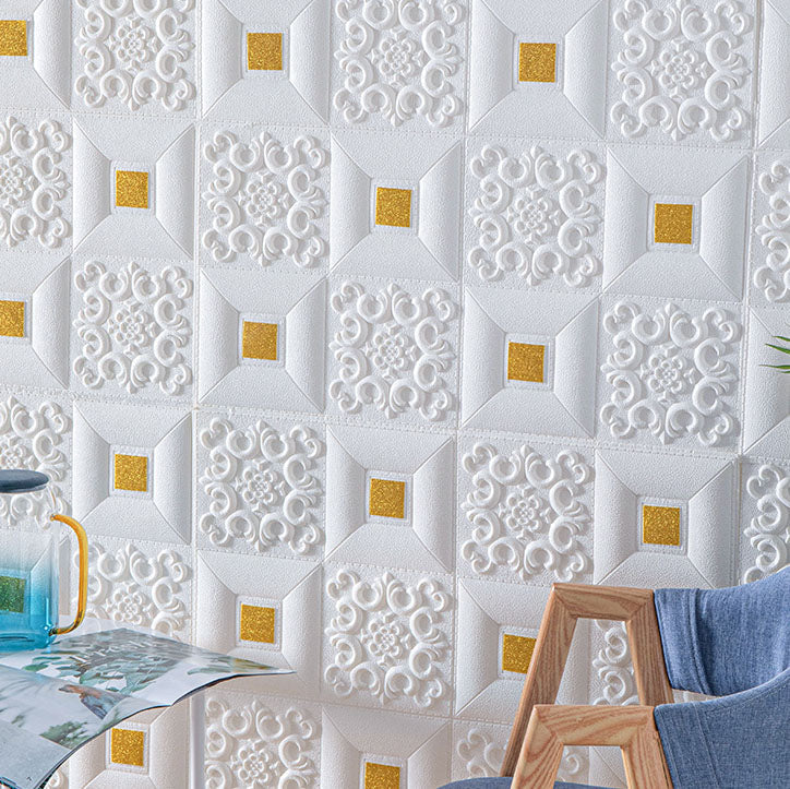 Avtoit | Modern Tin Wall Panel Smooth Wall Ceiling XPE Cotton Set of 1