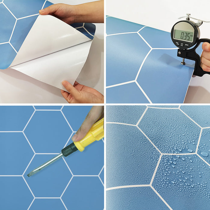 Avtoit | Modern PVC flooring Peel and Stick porcelain tile look vinyl plank flooring