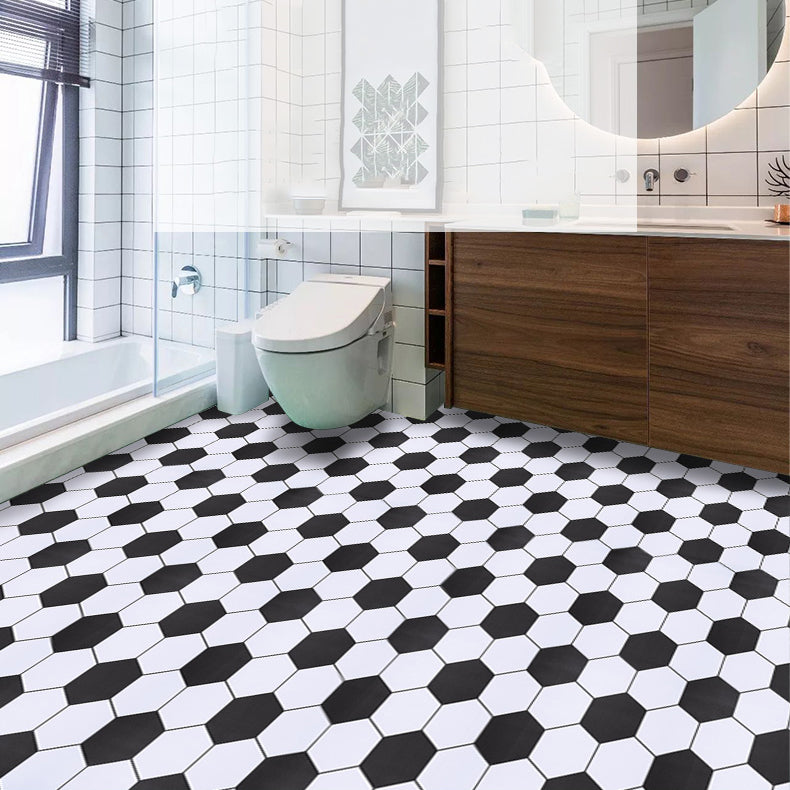 Avtoit | Modern PVC flooring Peel and Stick porcelain tile look vinyl plank flooring