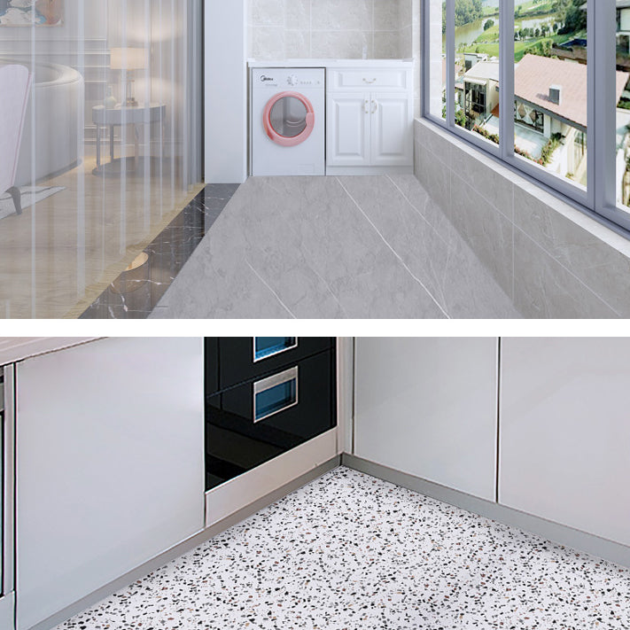 Avtoit | Modern PVC flooring Peel and Stick porcelain tile look vinyl plank flooring