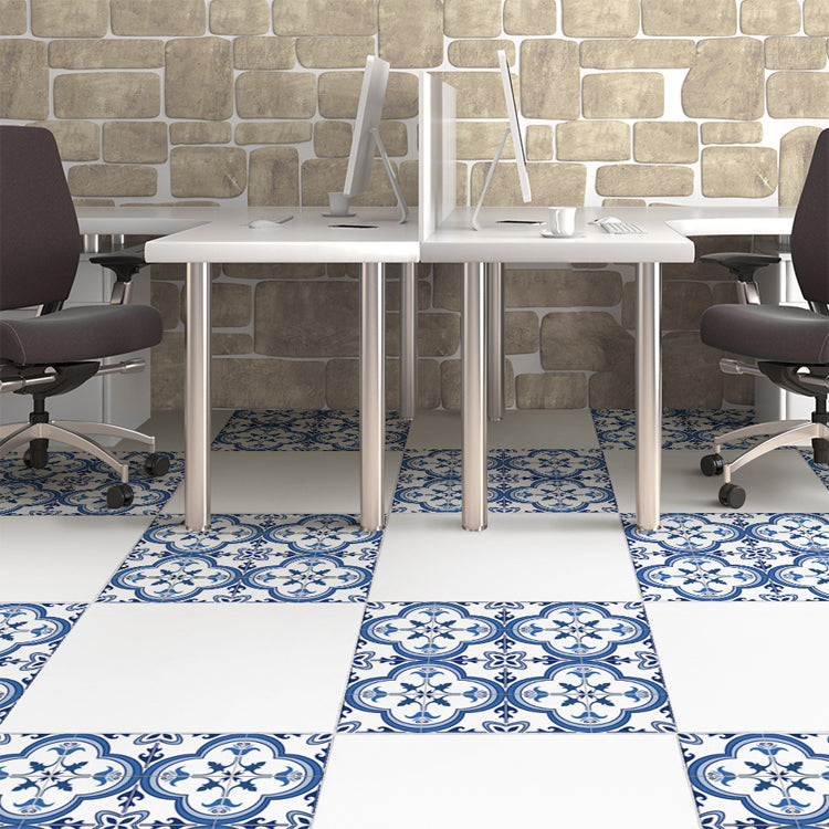 Avtoit | Peel and Stick Vinyl Flooring Porcelain Tile Look Vinyl Flooring