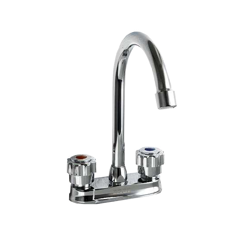 Avtoit | Modern Style Vessel Faucet Copper Knob Handle Low Arc Vessel Faucet