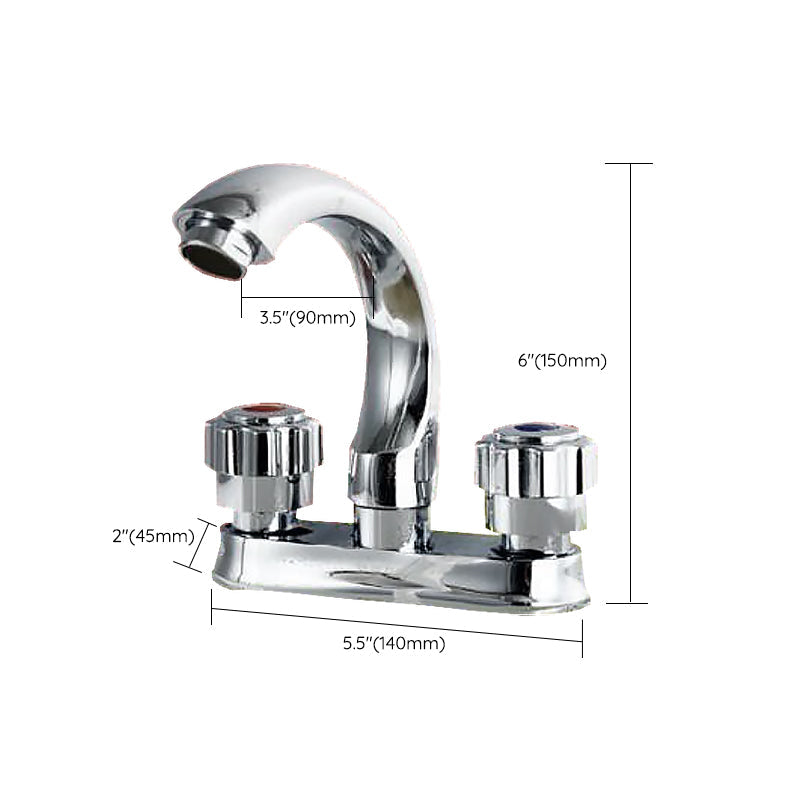 Avtoit | Modern Style Vessel Faucet Copper Knob Handle Low Arc Vessel Faucet