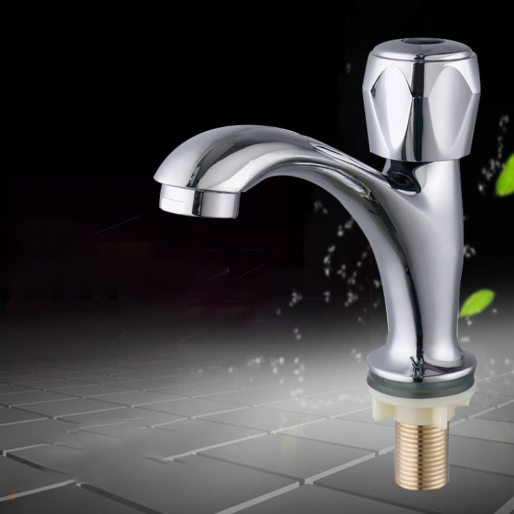 Avtoit | Contemporary Centerset Faucet Knob Handle Low Arc Solid Brass Faucet