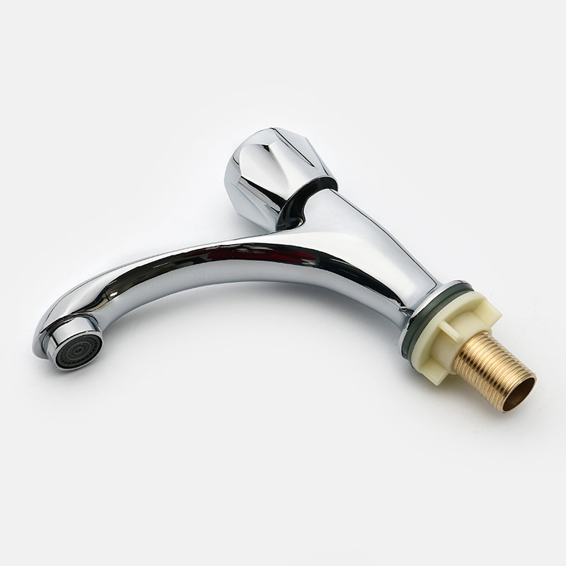 Avtoit | Contemporary Centerset Faucet Knob Handle Low Arc Solid Brass Faucet