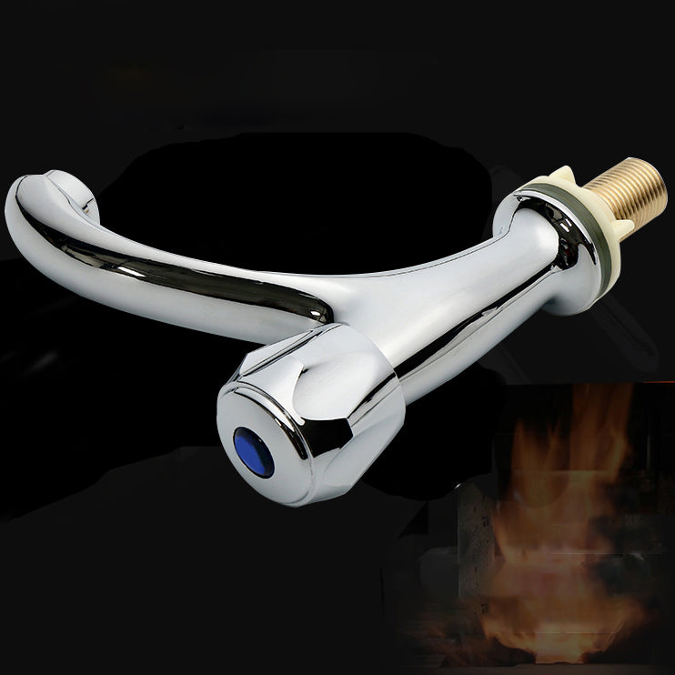Avtoit | Contemporary Centerset Faucet Knob Handle Low Arc Solid Brass Faucet